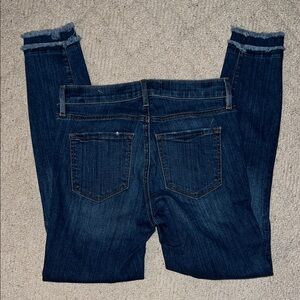 LOFT Dark Wash Ankle Jeans